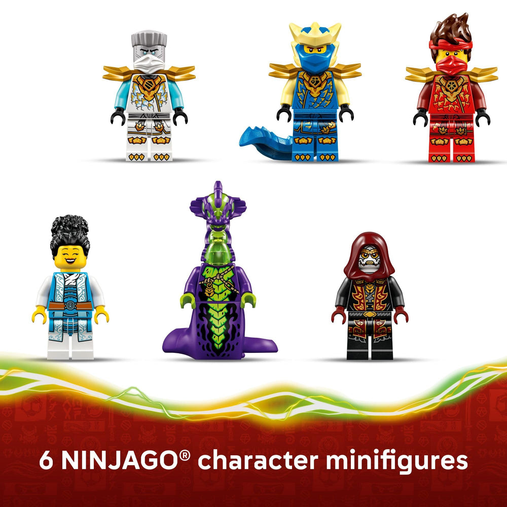 LEGO NINJAGO Ninja Vehicle Tree House Battle motorcycle boosts fast-paced battles and chase scenes