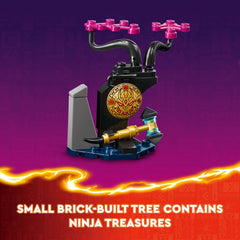 LEGO NINJAGO Nya minifigure with sword offers dynamic combat scenarios