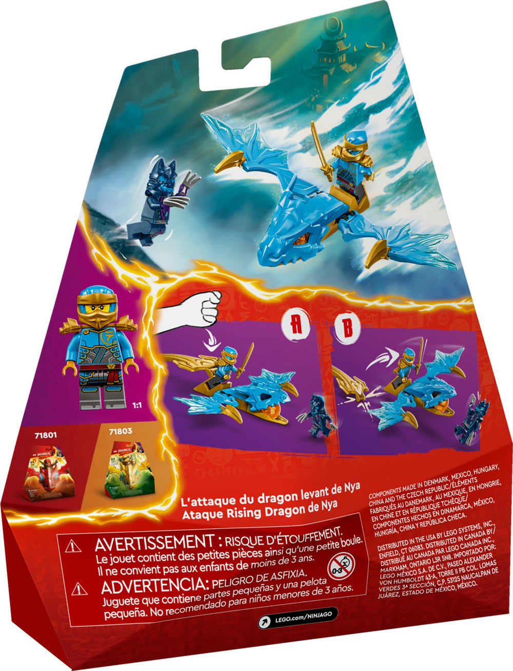 LEGO NINJAGO Nya's Rising Dragon Strike build-and-play set boosts storytelling