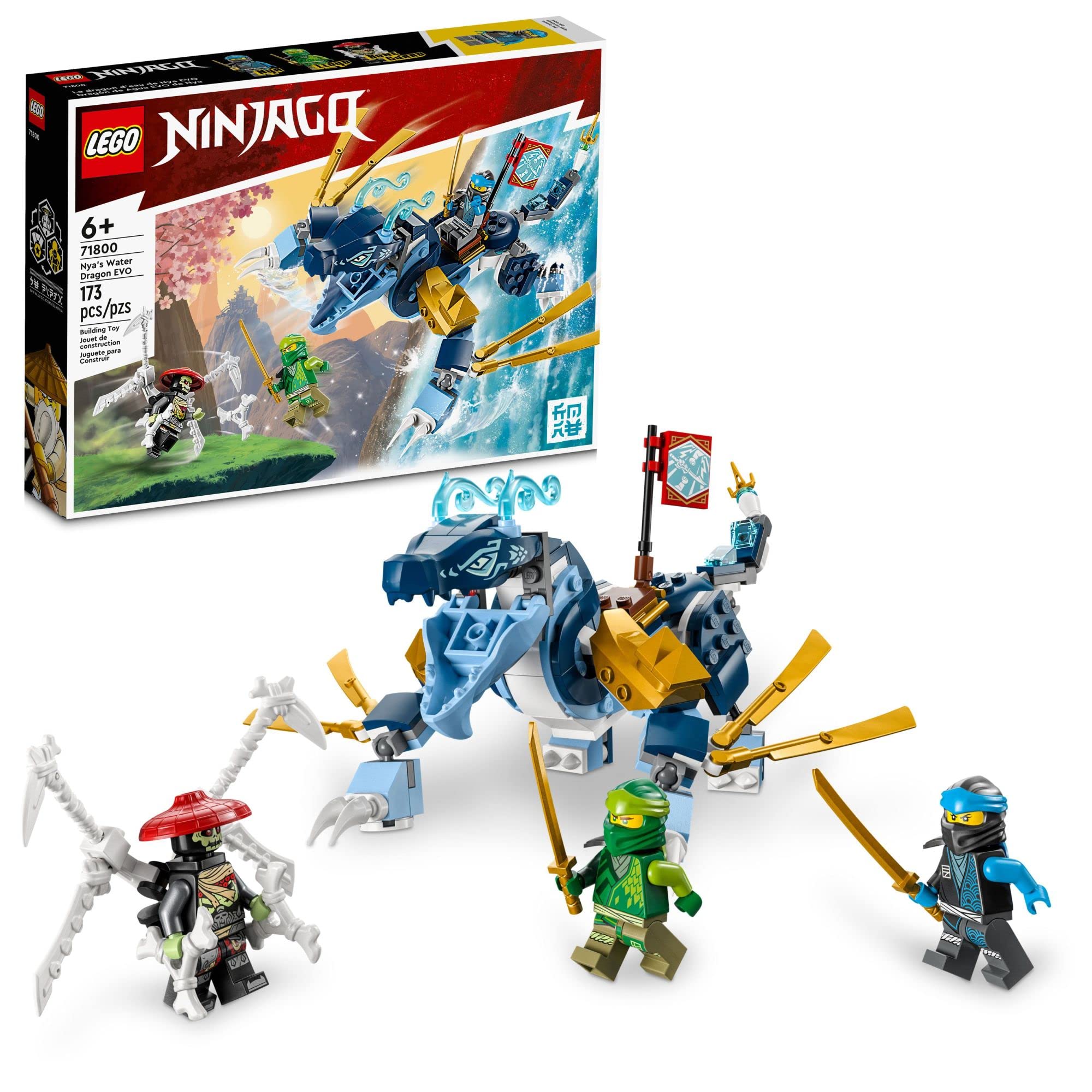 LEGO NINJAGO Nya's Water Dragon EVO full dragon figure for imaginative battles