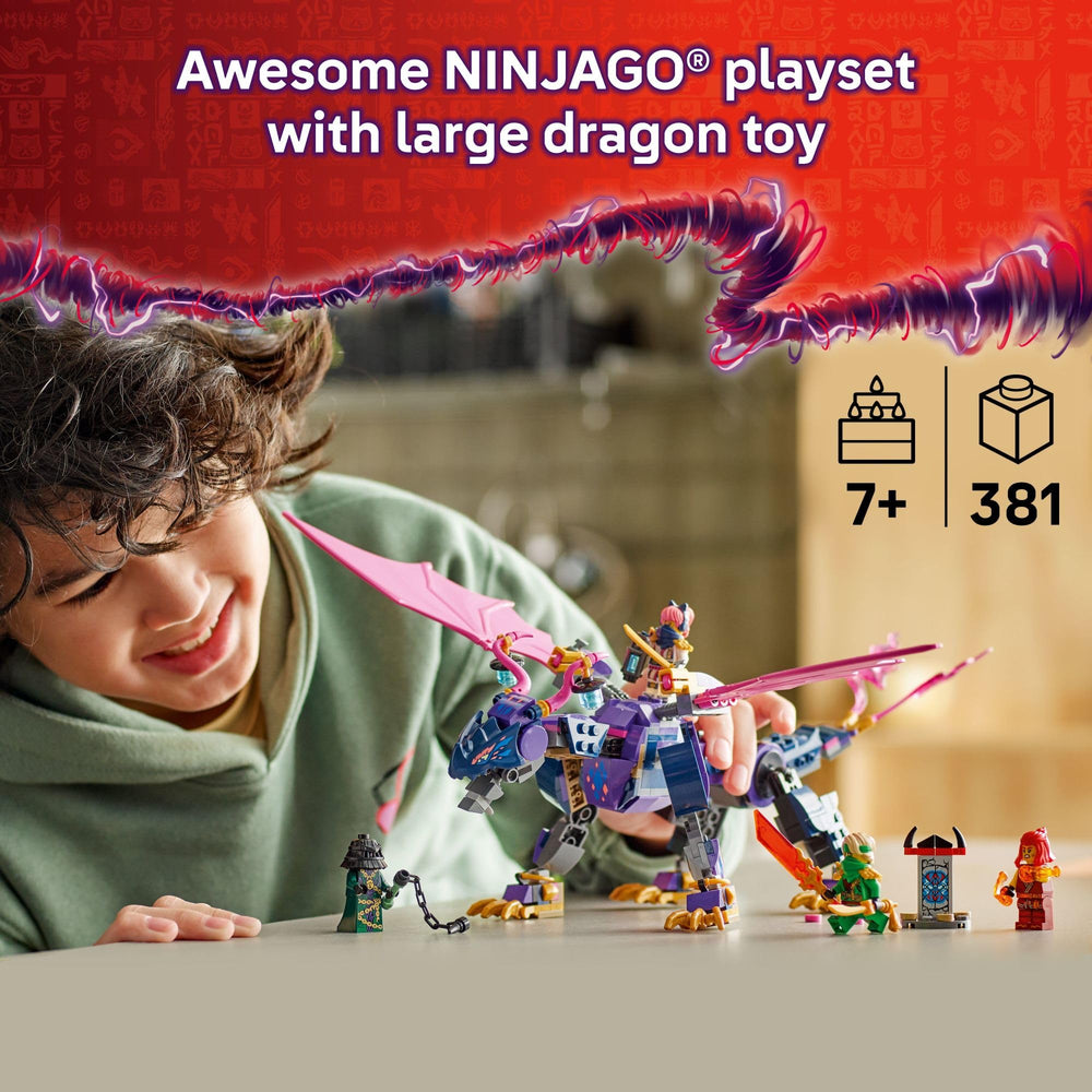 LEGO NINJAGO Rontu dragon wings extended for dramatic flying scenes
