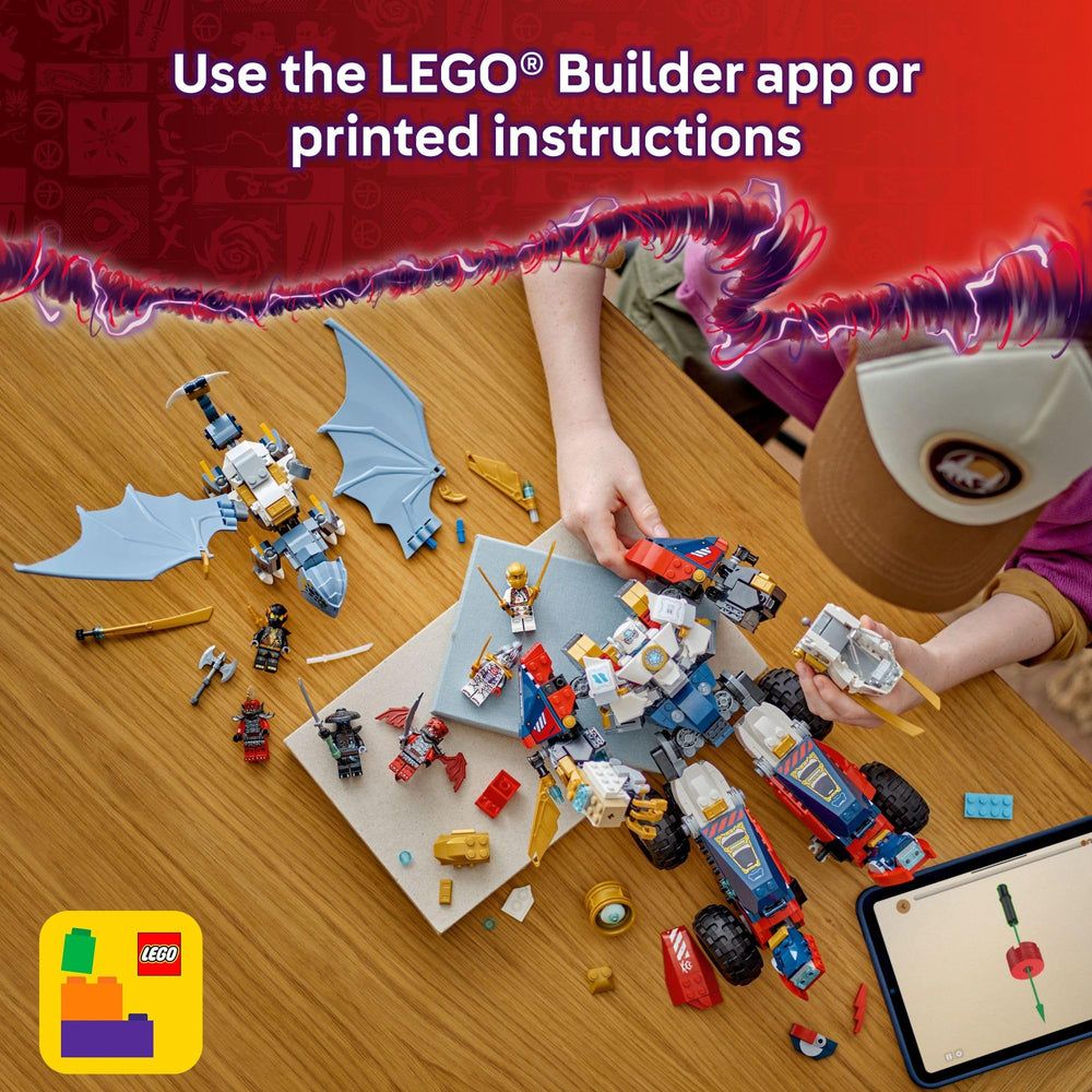 LEGO NINJAGO Six minifigures—collectible heroes for storytelling