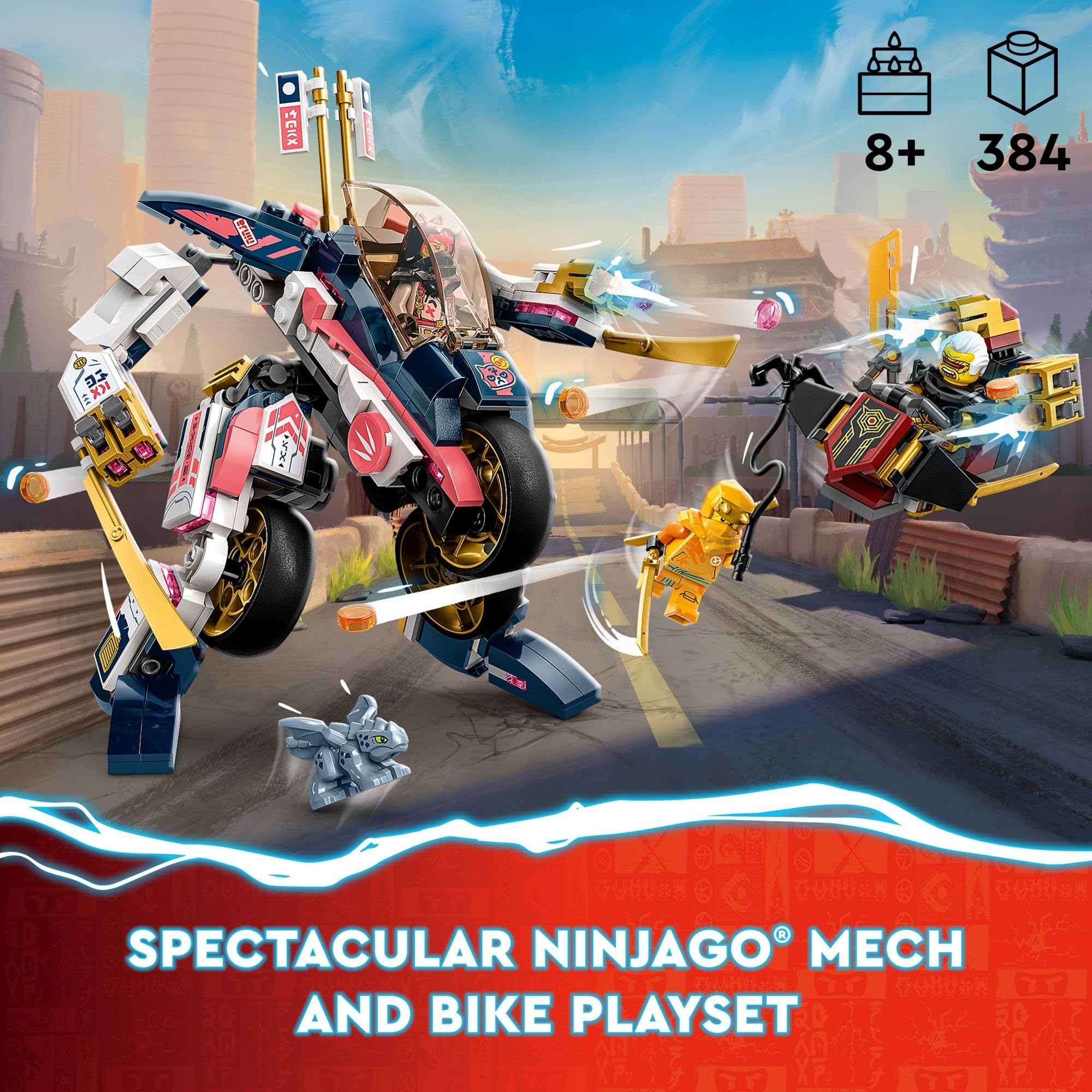 Arin minifigure image ready with katana for action-packed roleplay