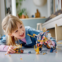 Mech-to-bike transformation demonstrates quick setup for fast play