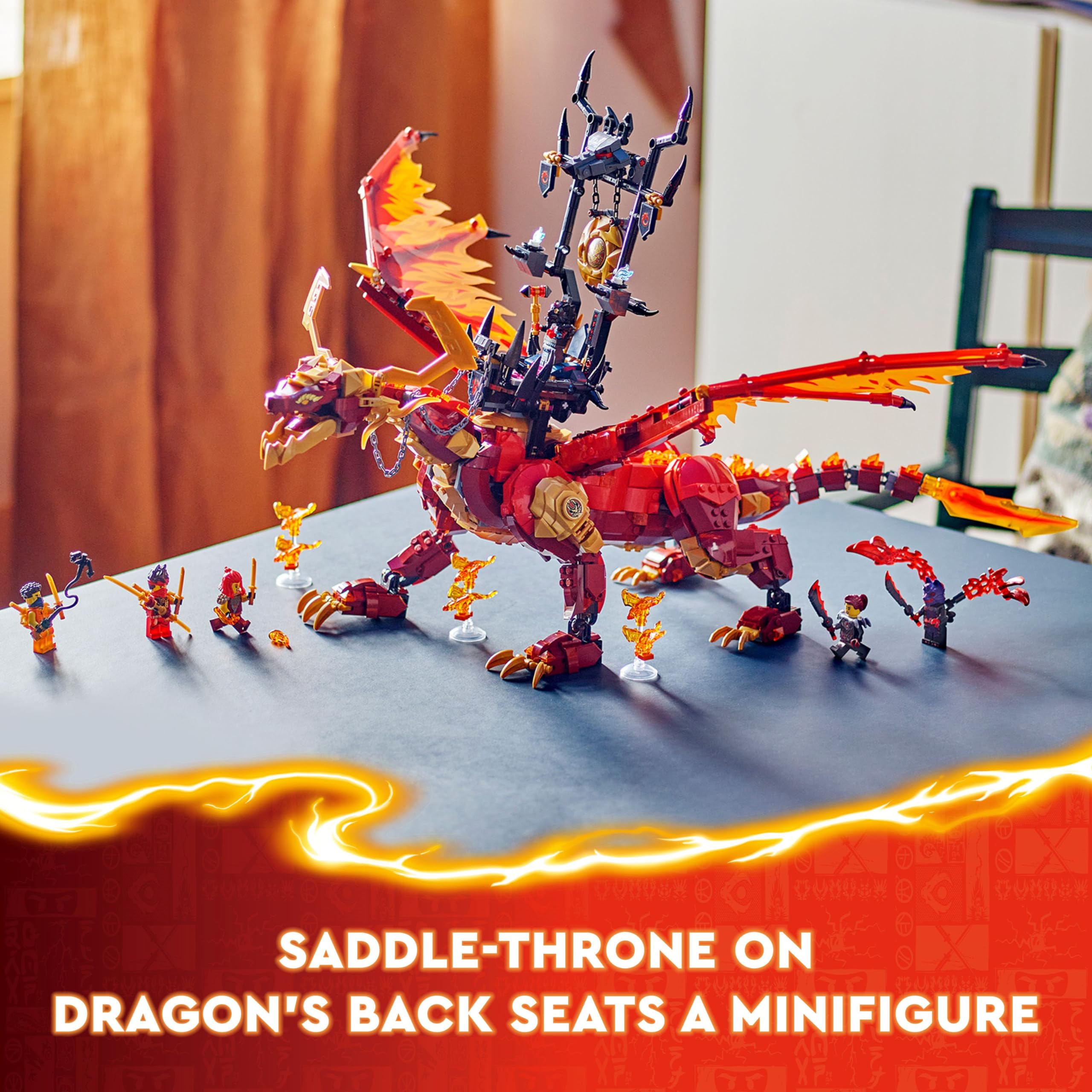 LEGO NINJAGO Source Dragon of Motion six minifigures for action-packed battles