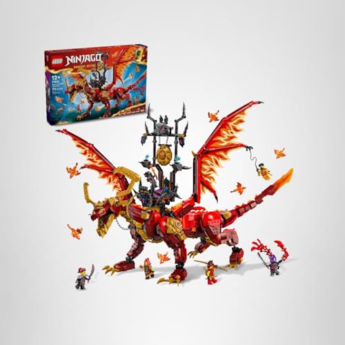 LEGO NINJAGO Source Dragon of Motion large dragon build invites creative play sessions