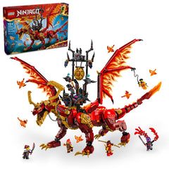 LEGO NINJAGO Source Dragon of Motion dragon model ready for sky battles and storytelling