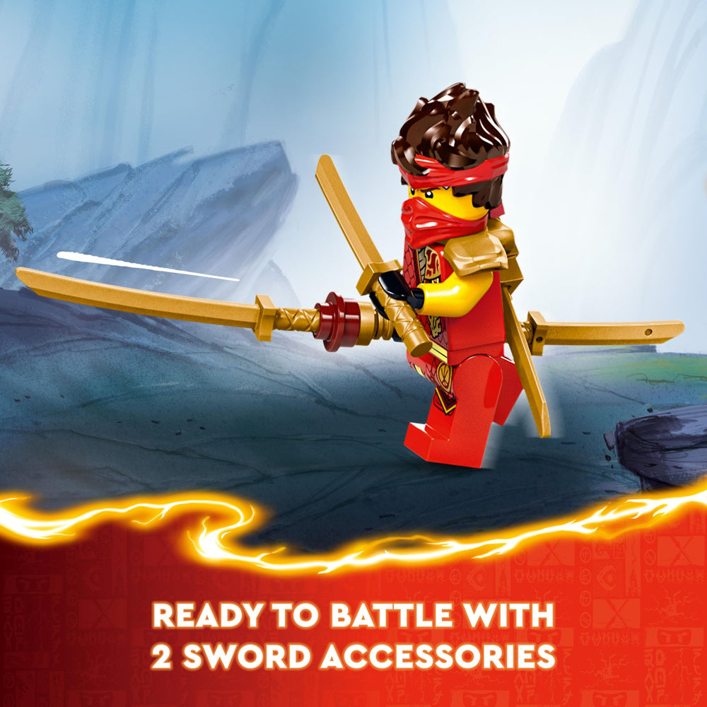 LEGO NINJAGO Source Dragon of Motion saddle-throne on back supports sky storytelling