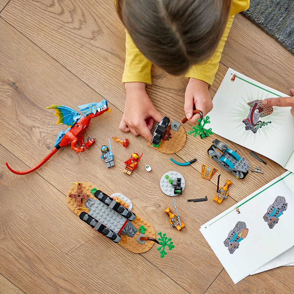 LEGO NINJAGO Starter brick and instructions support quick, confident builds