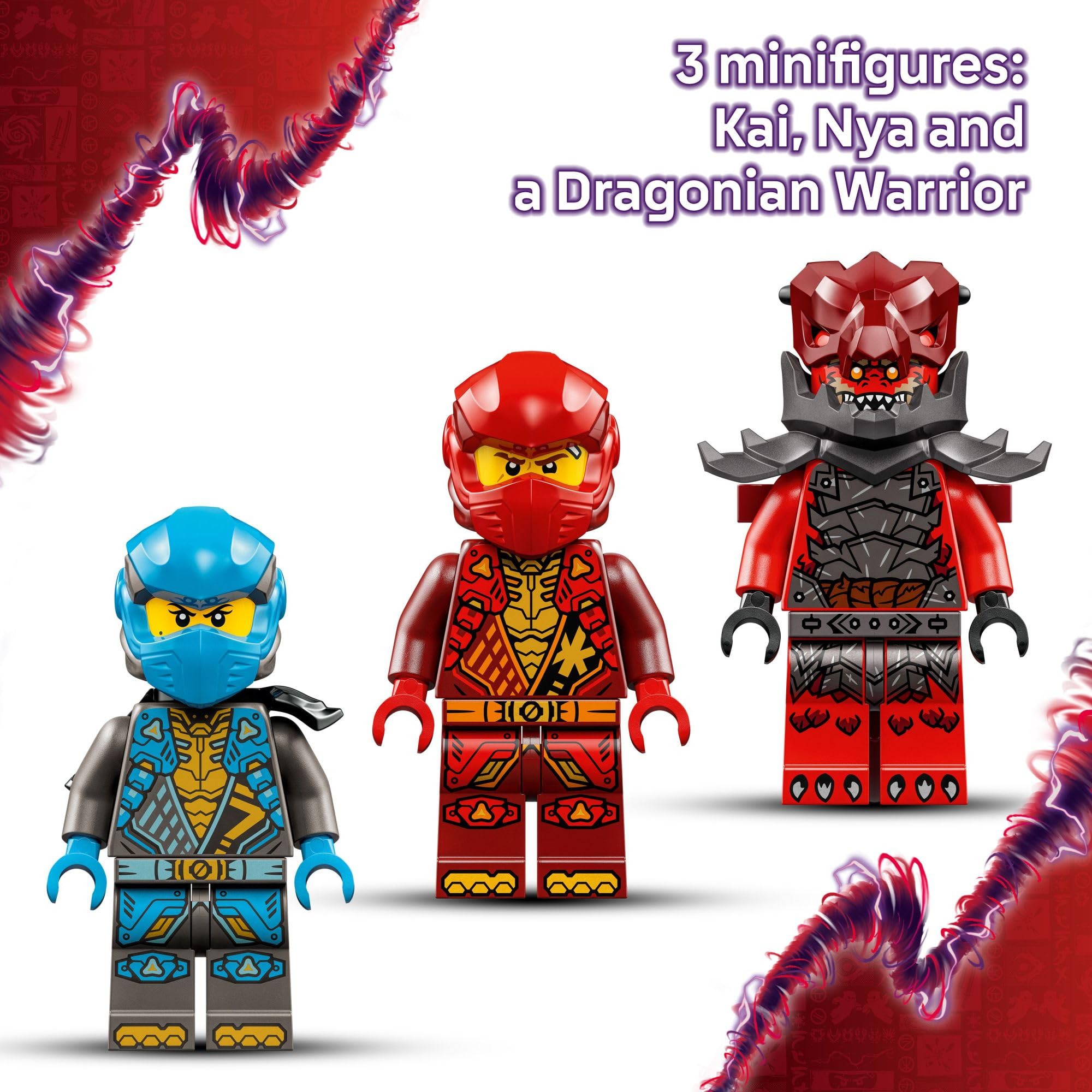 LEGO NINJAGO Kai's Mech storm blade accessory for battles