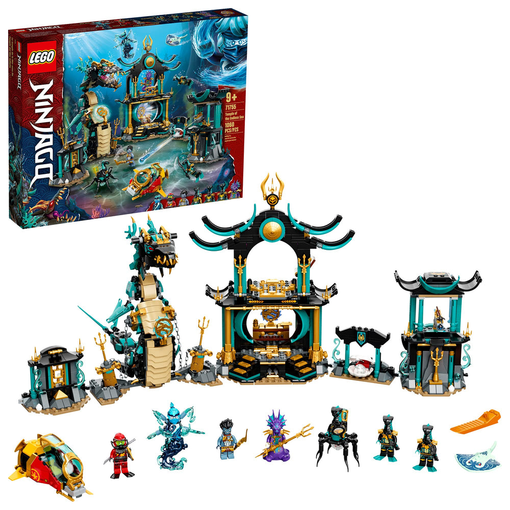 LEGO NINJAGO Temple of the Endless Sea underwater lair for imaginative play.