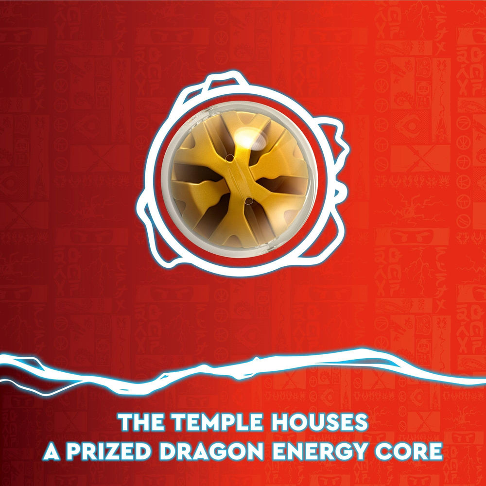 LEGO NINJAGO Temple of the Dragon Energy Cores Spirit of the Temple with golden sword