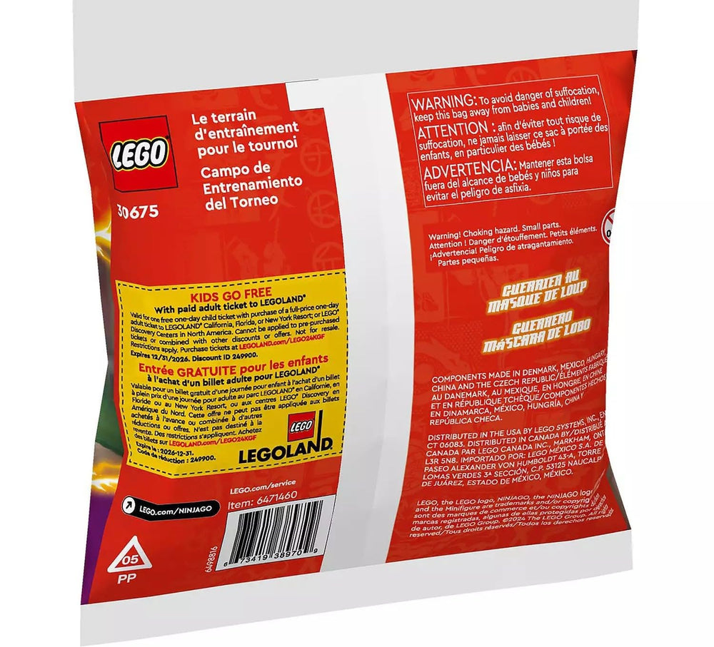 LEGO NINJAGO Tournament Training Ground battle scene inspires heroic missions and storytelling.
