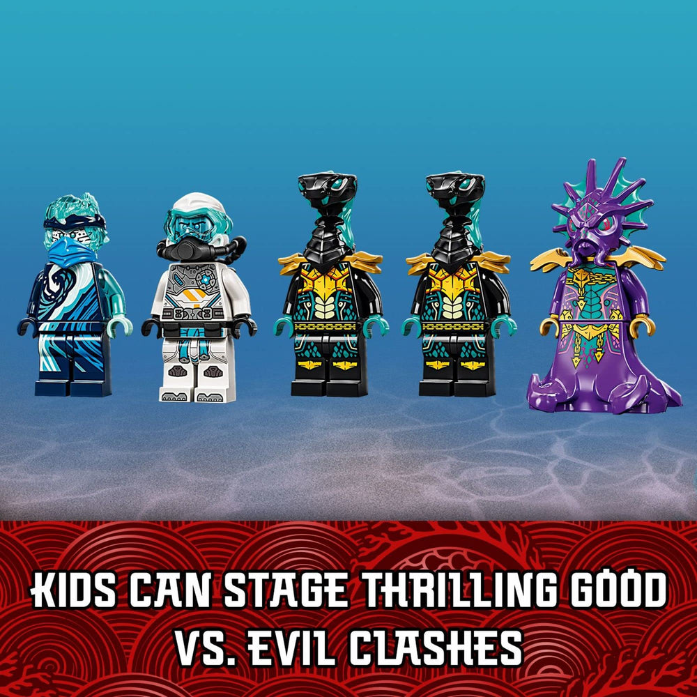 LEGO NINJAGO Wave amulet display stand for showcase