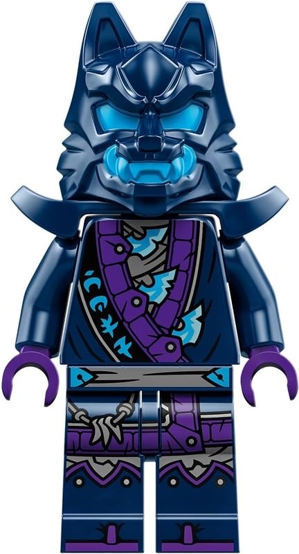 LEGO Ninjago minifigure with weapon, adds dynamic action to any LEGO set.