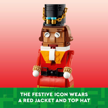 LEGO Nutcracker with movable arms and opening mouth for storytelling