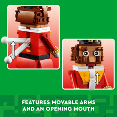 LEGO Nutcracker eye and eyelash variations show different versions