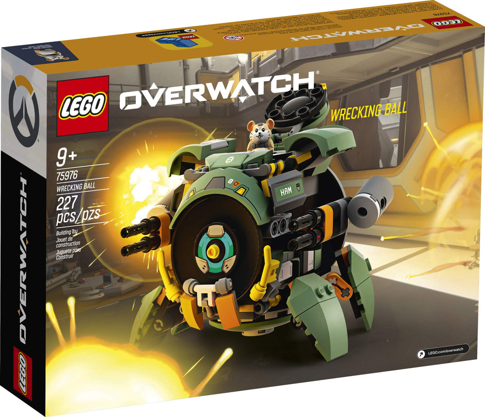 LEGO Overwatch Wrecking Ball 75976 rolling ball form for fast play