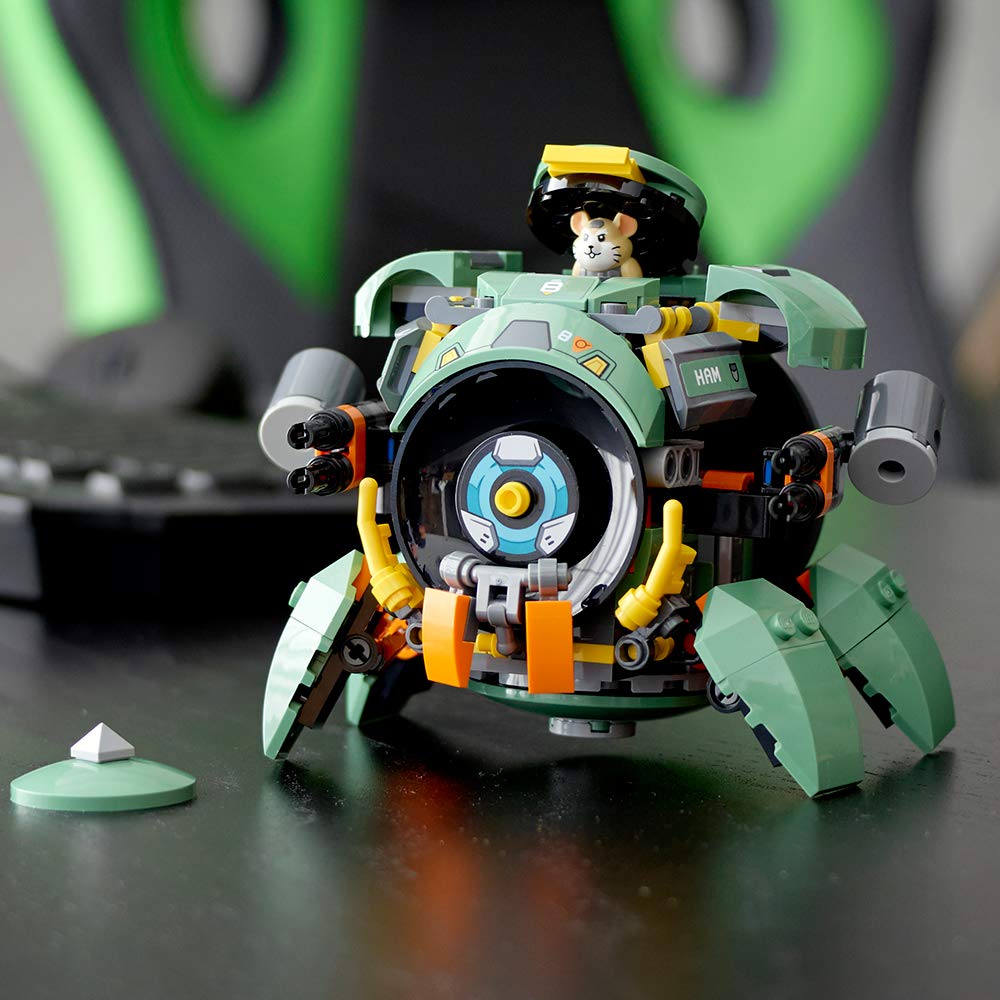 LEGO Overwatch Wrecking Ball 75976 quad cannons with authentic detailing