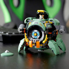 LEGO Overwatch Wrecking Ball 75976 quad cannons with authentic detailing
