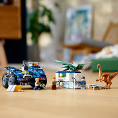 LEGO Jurassic World minifigures Owen Grady, Claire Dearing, and ACU Trooper spark stories