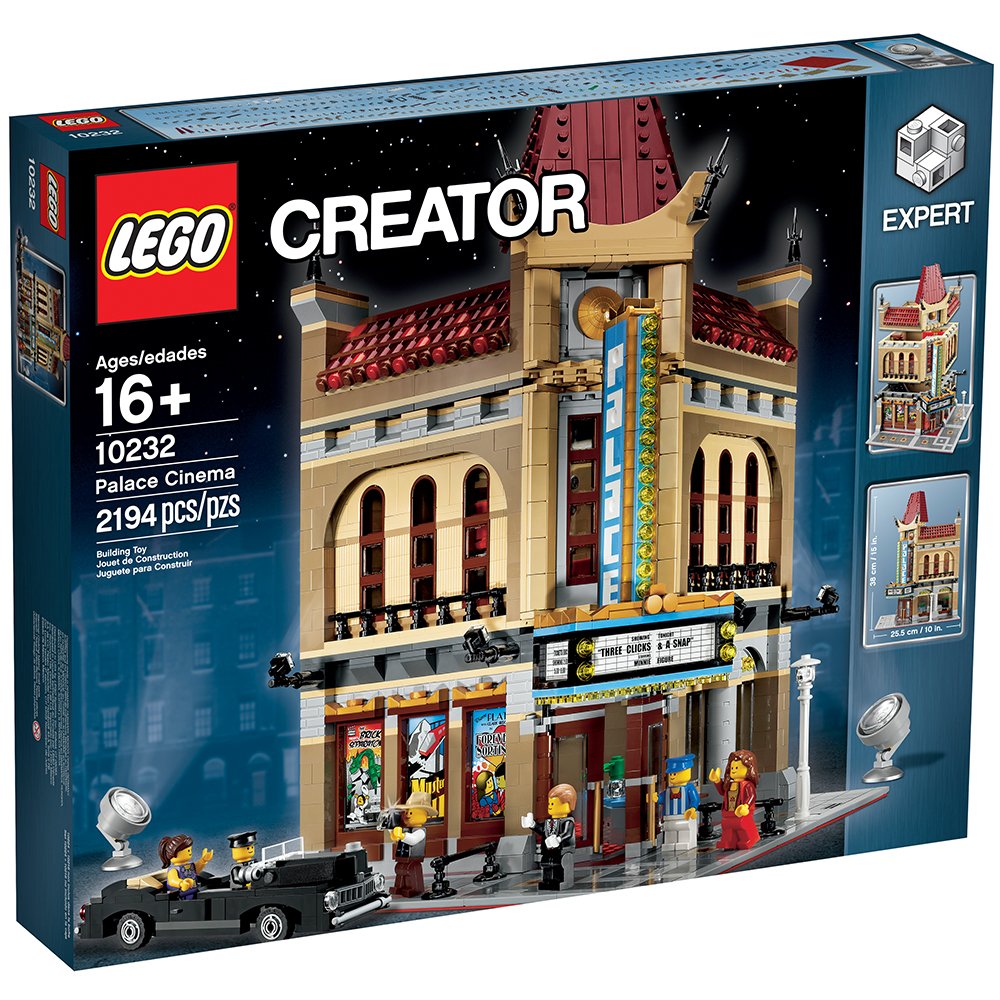 LEGO Palace Cinema theater seats and big screen for movie moments