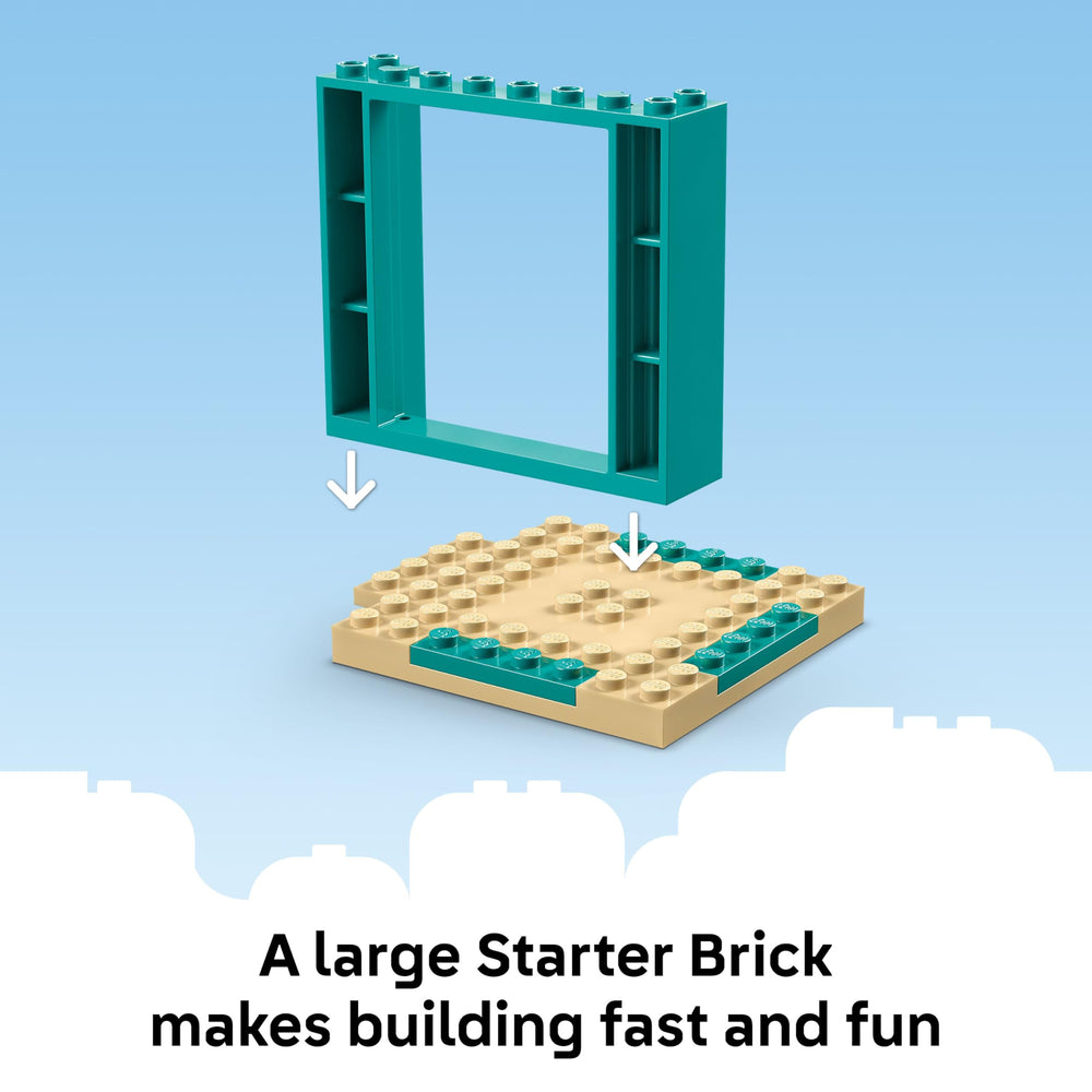 Pelican ride enhances movement and exploration in bright playtime.