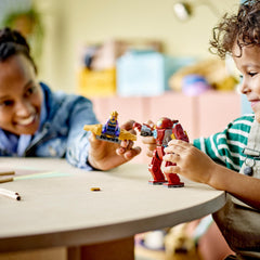 LEGO colorful picture story with easy instructions guides budding builders