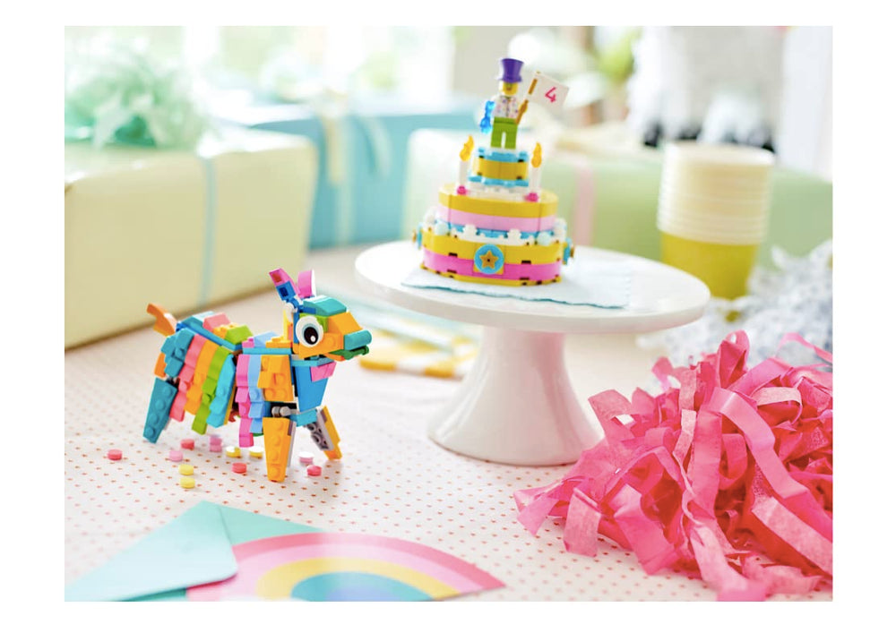 LEGO Pinata donkey articulated paws support fun party poses