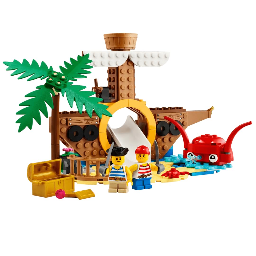 LEGO Pirate Ship Playground water cannon adds action and interactive pretend water play