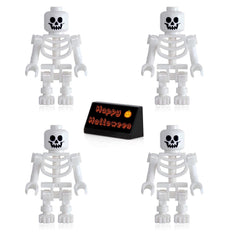 LEGO Pirates of the Caribbean Skeletons four-pack with Halloween stand for display and play