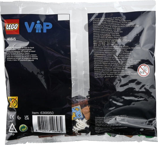LEGO Pirates 40515 add-on skeletons enable dramatic battles and spooky island storytelling.
