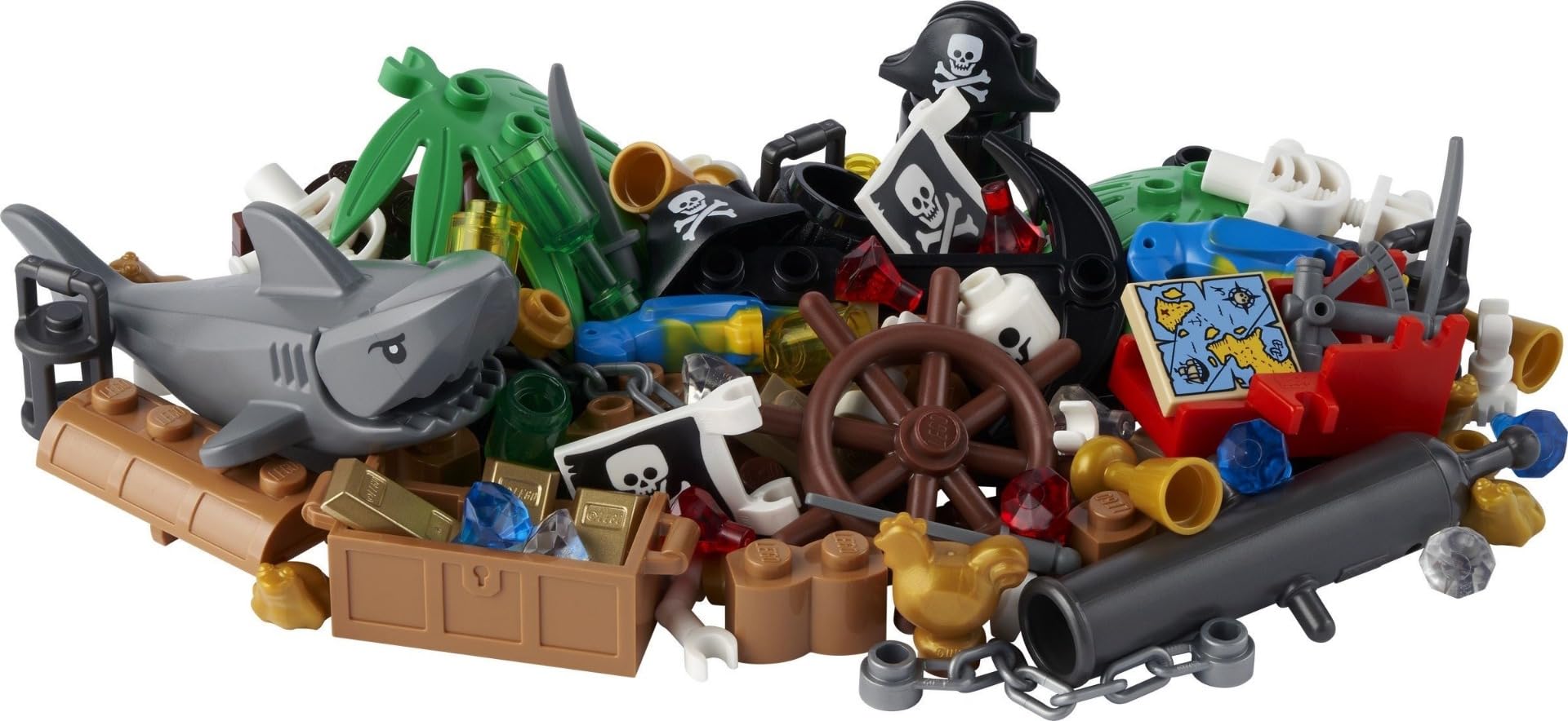 LEGO Pirates 40515 add-on treasure chest invites treasure hunts and imaginative maps.