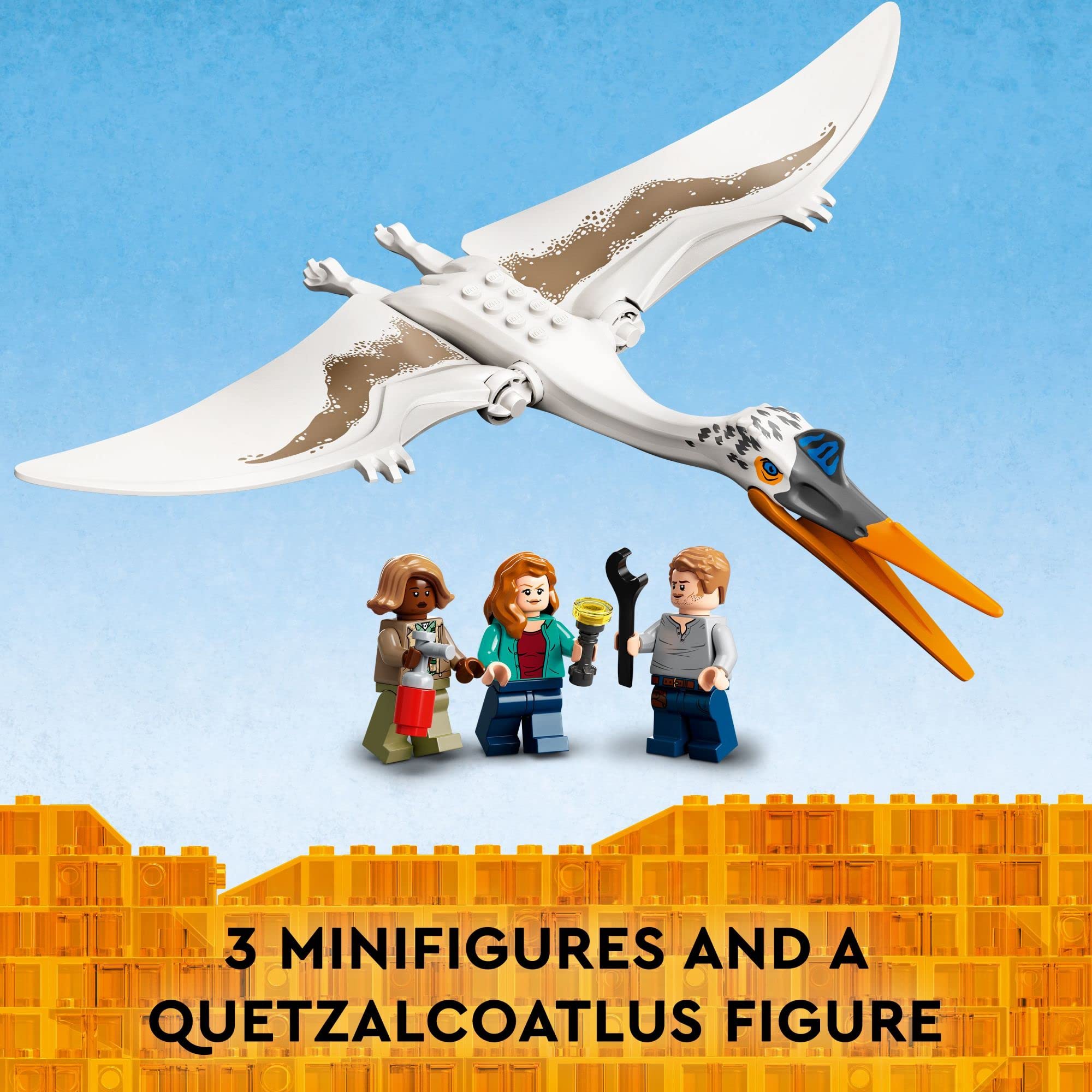 LEGO plane propellers spinning for immersive flight action