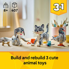 LEGO Playful Cat Toy dog figure ready for adventures and pretend pet care.