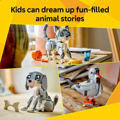 LEGO Playful Cat Toy pigeon figure for storytelling and friendly play.