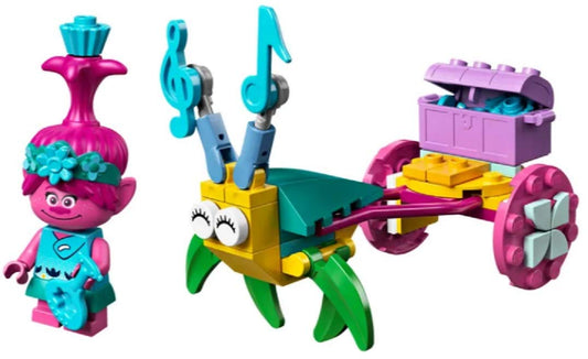 LEGO Poppy carriage with insect legs for imaginative Trolls play