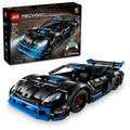 LEGO Porsche GT4 e-Performance front view showing authentic details for immersive play