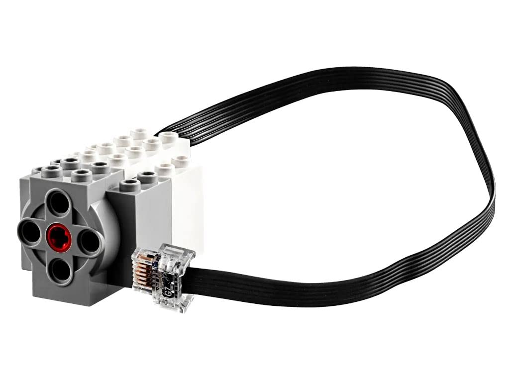 LEGO Powered Up Technic Medium Linear Motor 88008 front view for smooth linear motion in builds