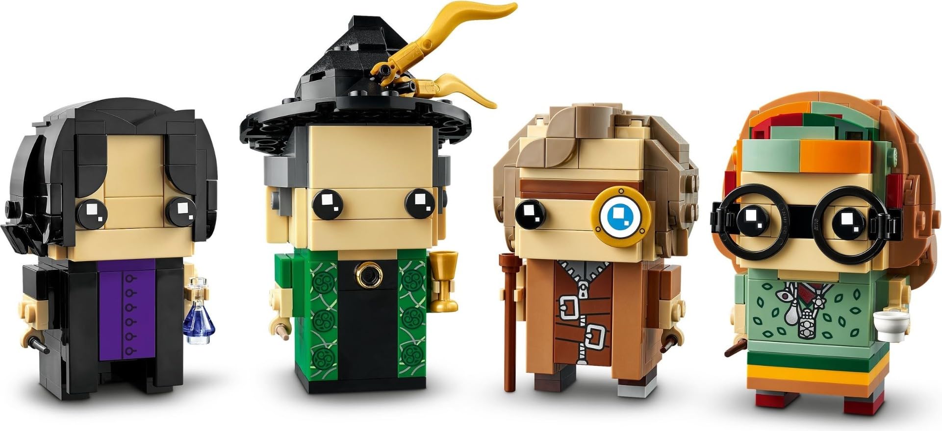 LEGO Professors of Hogwarts Moody figure featuring the distinctive eye for display.