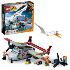 LEGO Quetzalcoatlus plane ambush action in flight scene