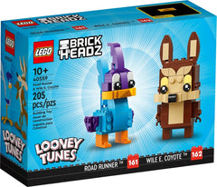 LEGO BrickHeadz Road Runner and Wile E. Coyote figures assembly for collectors