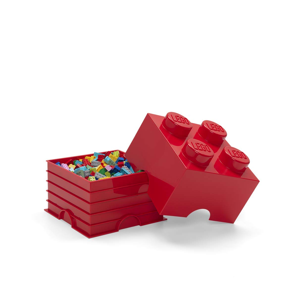 LEGO Room Copenhagen Brick Box 4, brick compartments organize play bricks.