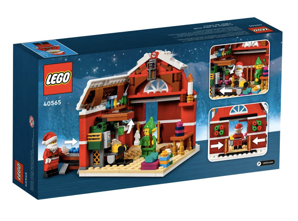LEGO Santa Claus Workshop 40565 conveyor belt in action supports interactive play