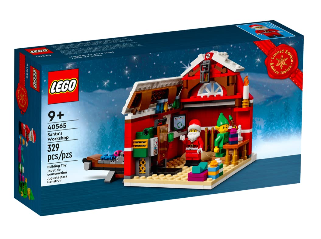 LEGO Santa Claus Workshop 40565 minifigures display and creative storytelling