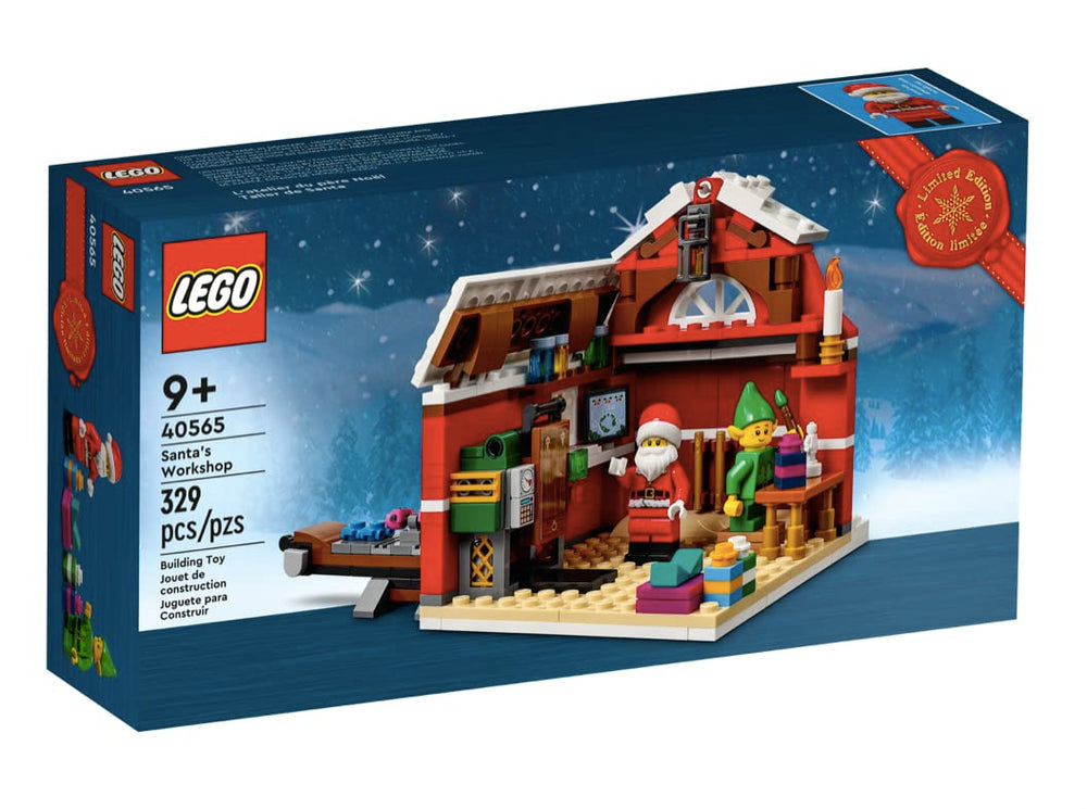LEGO Santa Claus Workshop 40565 minifigures display and creative storytelling