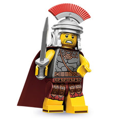 LEGO Series 10 Roman Commander minifigure for display and imaginative play.