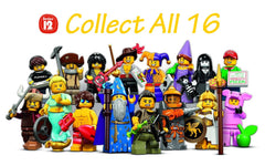 LEGO Blue Wizard minifigure with short cape highlights versatile spell-caster accessory set.