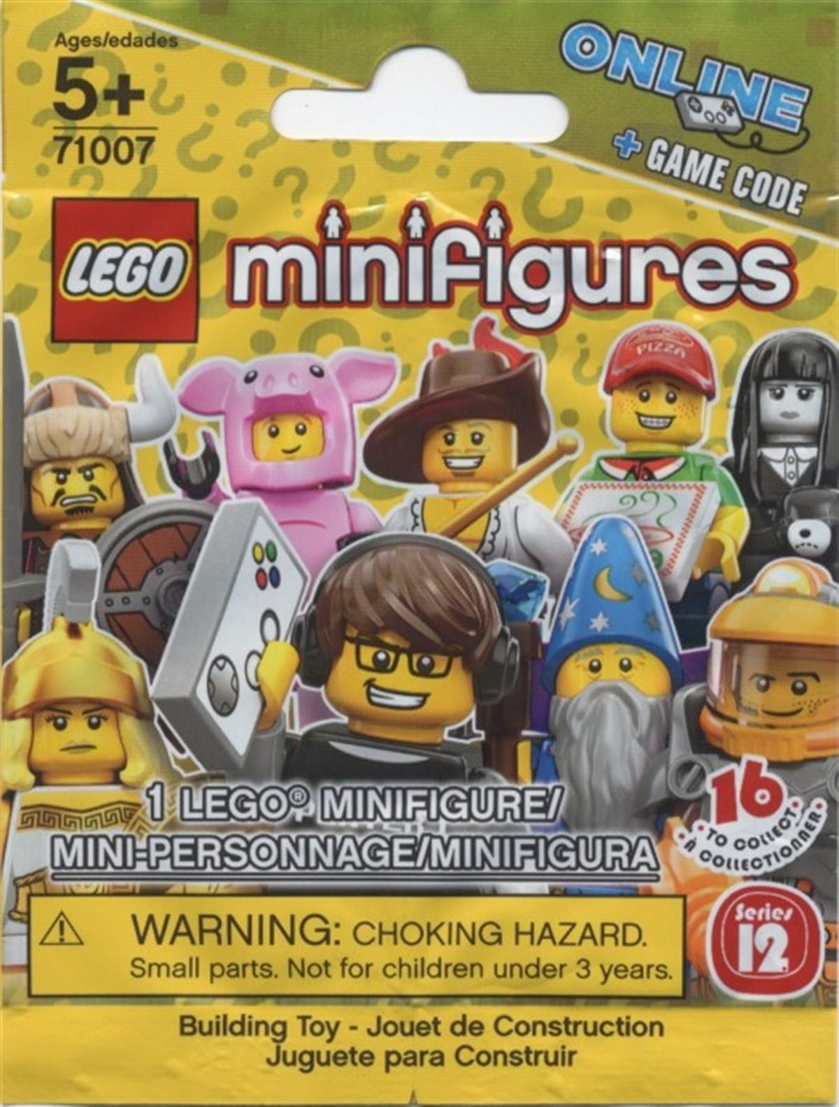 LEGO Series 12 Lifeguard Guy on display base ideal for shelf display and storytelling.