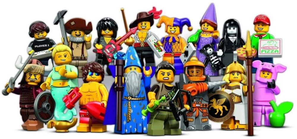 LEGO Series 12 Lifeguard Guy packaging highlights collectibility and display potential.